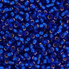 Cobalt Silver Lined Miyuki 11/0 Seed Beads, 250g, Colour 0020 Cobalt Silver Lined Miyuki 11/0 Seed Beads, 250g, Colour 0020