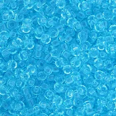 Aqua Transparent, Miyuki 11/0 Seed Beads, Colour 0148, 250 Grams Aqua Transparent, Miyuki 11/0 Seed Beads, Colour 0148, 250 Grams
