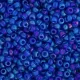 Cobalt Transparent AB Matte, Miyuki 8/0 Seed Beads, Colour 0151FR, 250 Grams Cobalt Transparent AB Matte, Miyuki 8/0 Seed Beads, Colour 0151FR, 250 Grams