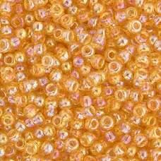 Bulk Bag Light Topaz Transparent AB Miyuki 11/0 Seed Beads, 250g, Colour 0251 Bulk Bag Light Topaz Transparent AB Miyuki 11/0 Seed Beads, 250g, Colour 0251