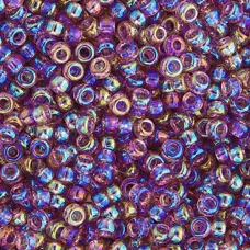 Bulk Bag Lilac Transparent AB Miyuki 11/0 Seed Beads, 250g, Colour 0256 Bulk Bag Lilac Transparent AB Miyuki 11/0 Seed Beads, 250g, Colour 0256
