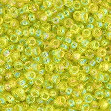 Chartreuse Transparent AB Miyuki 11/0 Seed Beads, 250g, Colour 0258 Chartreuse Transparent AB Miyuki 11/0 Seed Beads, 250g, Colour 0258
