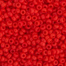 Red Vermillion Opaque Miyuki 11/0 Seed Beads, 250g, Colour 0407 Red Vermillion Opaque Miyuki 11/0 Seed Beads, 250g, Colour 0407