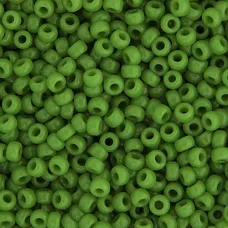 Green Pea Opaque Miyuki 11/0 Seed Beads, 250g, Colour 0411 Green Pea Opaque Miyuki 11/0 Seed Beads, 250g, Colour 0411
