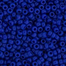 Bulk Bag Cobalt Blue Opaque Miyuki 11/0 Seed Beads, 250g, Colour 0414 Bulk Bag Cobalt Blue Opaque Miyuki 11/0 Seed Beads, 250g, Colour 0414