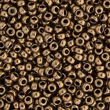 Bulk Bag Bronze Opaque Metallic Miyuki 11/0 Seed Beads, 250g, Colour 0457 Bulk Bag Bronze Opaque Metallic Miyuki 11/0 Seed Beads, 250g, Colour 0457