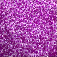 Colour Lined Purple Luminous Neon Color Miyuki 11/0 Seed Beads, 250g, Colour 430... Colour Lined Purple Luminous Neon Color Miyuki 11/0 Seed Beads, 250g, Colour 430...