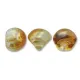 Crystal Apricot Mushroom Bead 9x8mm - 30 beads