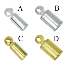 Beadalon CordEnds - Gold 1.5mm 304A-011 - pack of 144 pieces