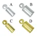 Beadalon CordEnds - Gold 1.5mm 304A-011 - pack of 144 pieces