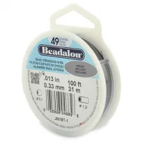 Beadalon 49 Strand Stainless Steel Beading Wire Beadalon 49 Strand Stainless Steel Beading Wire