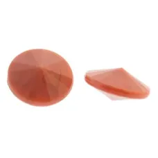 Coral Marbled 14mm Acrylic Rivoli Coral Marbled 14mm Acrylic Rivoli