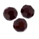 4mm Garnet Preciosa round crystals on 5" Strand, 31 pieces