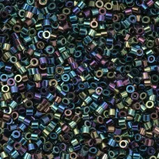 Black AB Cylin Beads, 25gm bulk bag