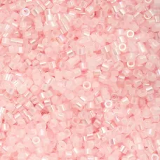 Pale Pink Lined Cylin Beads, 25gm bulk bag Pale Pink Lined Cylin Beads, 25gm bulk bag