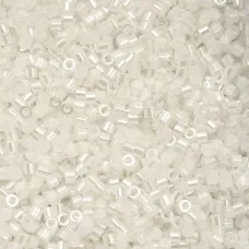 White AB Lined Cylin Beads, 25gm bulk bag White AB Lined Cylin Beads, 25gm bulk bag