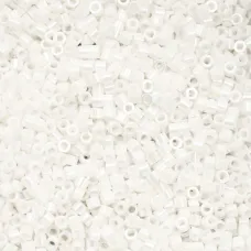 White Pearl AB Cylin Beads, 25gm bulk bag White Pearl AB Cylin Beads, 25gm bulk bag