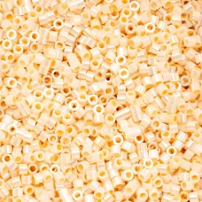 Light Beige Glazed Luster Cylin Beads, 25gm bulk bag Light Beige Glazed Luster Cylin Beads, 25gm bulk bag