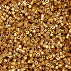 Opaque Toasted Caramel Cylin Beads, 25gm bulk bag Opaque Toasted Caramel Cylin Beads, 25gm bulk bag