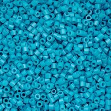 Dark Turquoise Blue Cylin Beads, 25gm bulk bag Dark Turquoise Blue Cylin Beads, 25gm bulk bag