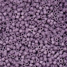 Opaque Lavender Cylin Beads, 25gm bulk bag Opaque Lavender Cylin Beads, 25gm bulk bag