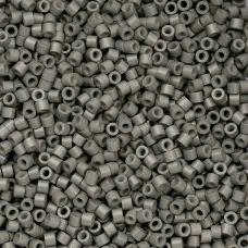 Grey Opaque Cylin Beads, 25gm bulk bag Grey Opaque Cylin Beads, 25gm bulk bag