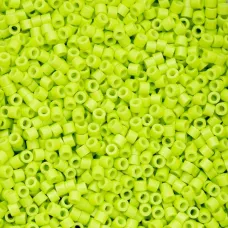 Opaque Chartreuse Cylin Beads, 25gm bulk bag Opaque Chartreuse Cylin Beads, 25gm bulk bag