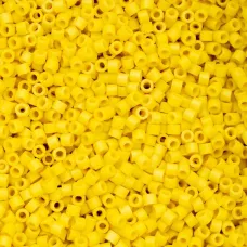 Opaque Yellow Matte Cylin Beads, 25gm bulk bag Opaque Yellow Matte Cylin Beads, 25gm bulk bag