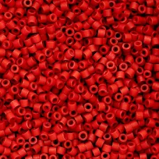 Red Matte Cylin Beads, 25gm bulk bag Red Matte Cylin Beads, 25gm bulk bag