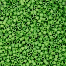 Opaque Spring Green Cylin Beads, 25gm bulk bag Opaque Spring Green Cylin Beads, 25gm bulk bag