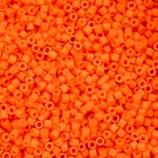 Opaque Mango Burst Cylin Beads, 25gm bulk bag Opaque Mango Burst Cylin Beads, 25gm bulk bag