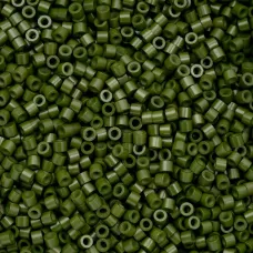 Opaque Green Avocado Cylin Beads, 25gm bulk bag Opaque Green Avocado Cylin Beads, 25gm bulk bag
