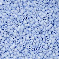 Opaque Bluebell Mist Cylin Beads, 25gm bulk bag Opaque Bluebell Mist Cylin Beads, 25gm bulk bag
