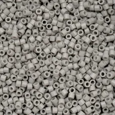 Opaque Dove Grey Cylin Beads, 25gm bulk bag Opaque Dove Grey Cylin Beads, 25gm bulk bag