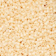 Opaque White Bisque Cylin Beads, 25gm bulk bag Opaque White Bisque Cylin Beads, 25gm bulk bag