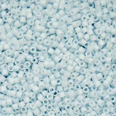 Opaque Light Blue Sky Cylin Beads, 25gm bulk bag Opaque Light Blue Sky Cylin Beads, 25gm bulk bag