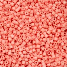Opaque Soft Coral Pink Cylin Beads, 25gm bulk bag Opaque Soft Coral Pink Cylin Beads, 25gm bulk bag