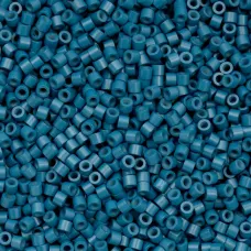 Opaque Denim Blue Cylin Beads, 25gm bulk bag Opaque Denim Blue Cylin Beads, 25gm bulk bag