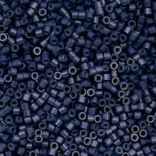 Opaque Navy Blue Cylin Beads, 25gm bulk bag Opaque Navy Blue Cylin Beads, 25gm bulk bag
