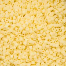 Matte Macaron - Butter Cream Cylin Beads, 25gm bulk bag Matte Macaron - Butter Cream Cylin Beads, 25gm bulk bag