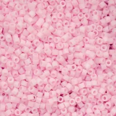 Matte Macaron - Pink Cotton Candy Cylin Beads, 25gm bulk bag Matte Macaron - Pink Cotton Candy Cylin Beads, 25gm bulk bag