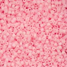 Matte Macaron - Pink Blush Cylin Beads, 25gm bulk bag Matte Macaron - Pink Blush Cylin Beads, 25gm bulk bag