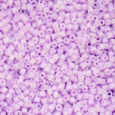 Matte Macaron - Lavender Cylin Beads, 25gm bulk bag Matte Macaron - Lavender Cylin Beads, 25gm bulk bag