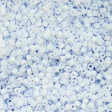 Matte Macaron - Blue Cloud Cylin Beads, 25gm bulk bag Matte Macaron - Blue Cloud Cylin Beads, 25gm bulk bag