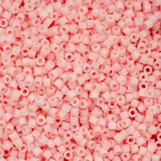 Matte Macaron - Light Coral Cylin Beads, 25gm bulk bag Matte Macaron - Light Coral Cylin Beads, 25gm bulk bag