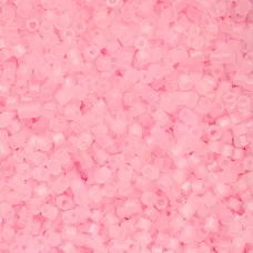 Matte Macaron AB - Dark Pink Cylin Beads, 25gm bulk bag Matte Macaron AB - Dark Pink Cylin Beads, 25gm bulk bag