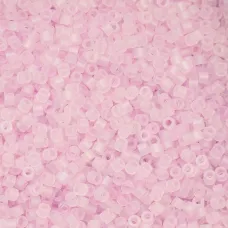 Matte Macaron AB - Pastel Lilac Cylin Beads, 25gm bulk bag