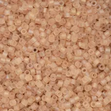 Matte Macaron AB - Caramel Cylin Beads, 25gm bulk bag Matte Macaron AB - Caramel Cylin Beads, 25gm bulk bag
