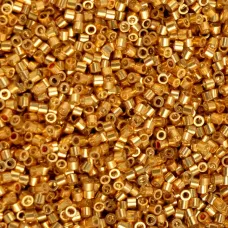 Golden Alloy Glow Cylin Beads, 25gm bulk bag Golden Alloy Glow Cylin Beads, 25gm bulk bag