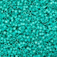 Opaque Turquoise Green Matte Cylin Beads, 25gm bulk bag Opaque Turquoise Green Matte Cylin Beads, 25gm bulk bag